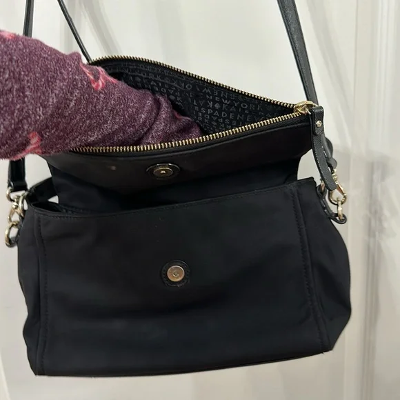 Kate Spade black crossbody purse